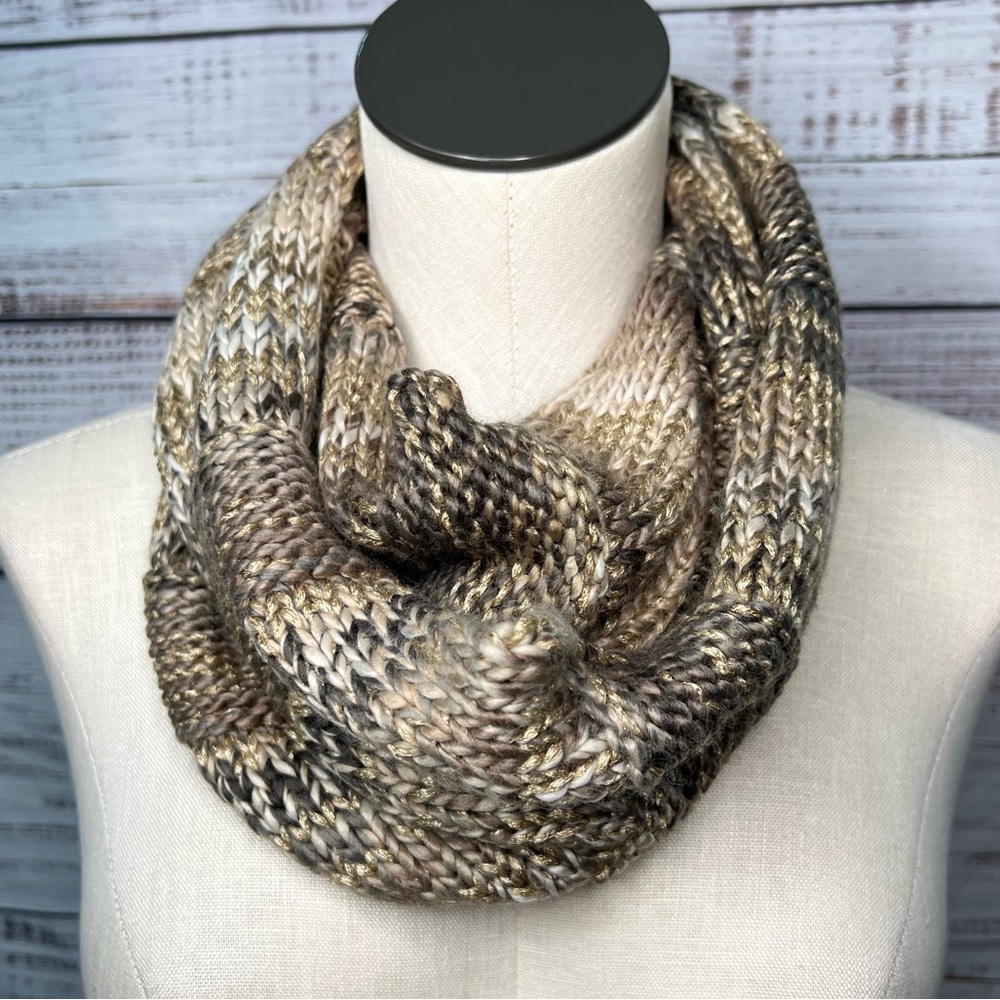 The Limited Knit Scarf Brown